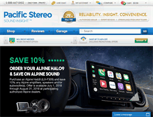 Tablet Screenshot of pacificstereo.com
